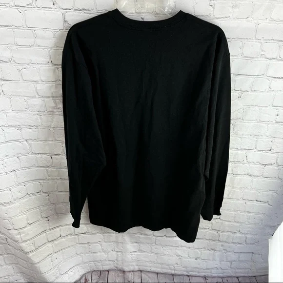 NWOT Topshop black t-shirt sustainable fashion size 6 - Picture 4 of 5